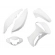 KIT CARENAGEM BIZ 125 BRANCO FOSCO 15 EX