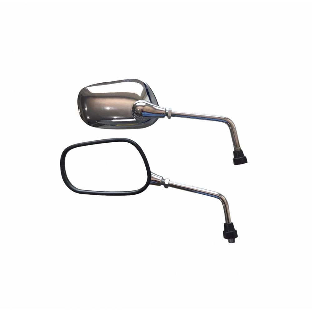 RETROVISOR MINI TITAN 00 ABS CROMADO P/ YAMAHA