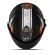 CAPACETE SUPER SPORT PRETO/LARANJA 60 788