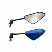 RETROVISOR ESPORTIVO CORAL AZUL ARTICULADO (PAR)