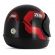 CAPACETE SM PRETO/VERMELO 56