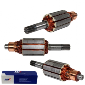 INDUZIDO MOTOR PARTIDA YBR 125/ FACTOR 125/ XTZ 12