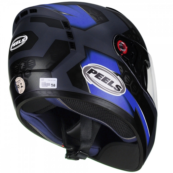 CAPACETE ICON DASH PRETO CH F/AZ 58