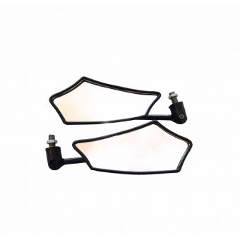 RETROVISOR GOLD BASE VERMELHA ARTICULADO (PAR)