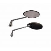 RETROVISOR MINI OPTION HASTE CROMADA YAMAHA