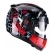 CAPACETE ICON FRANK PRETO/VERMELHO 60