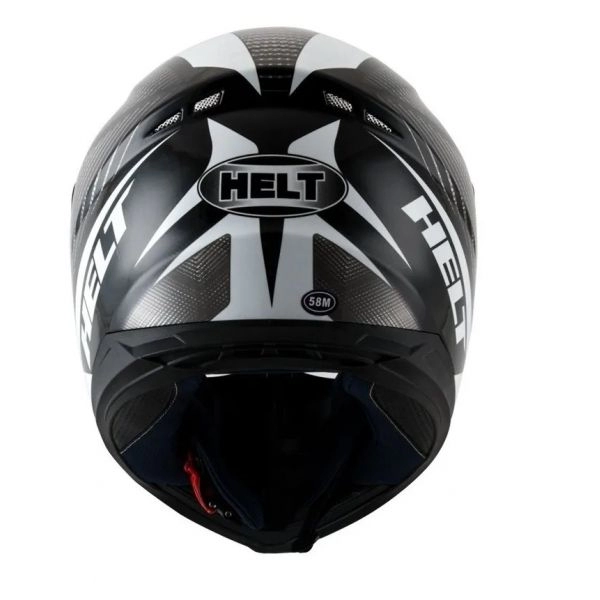 CAPACETE NEW RACE BLOCK PRETO/ BRANCO 61