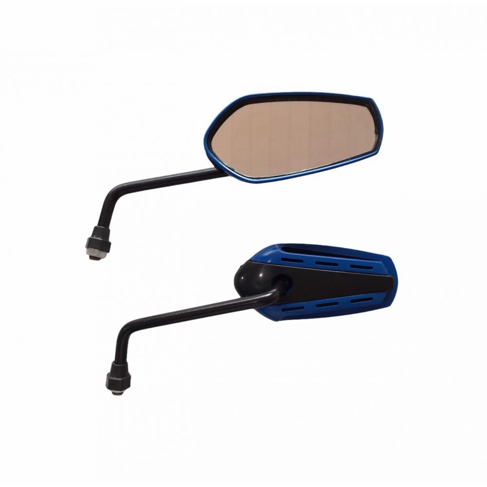 RETROVISOR PREMIUM MTX BASE AZUL P/ YAMAHA