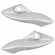CARENAGEM FAROL LATERAL CB 300 BRANCO 12/15