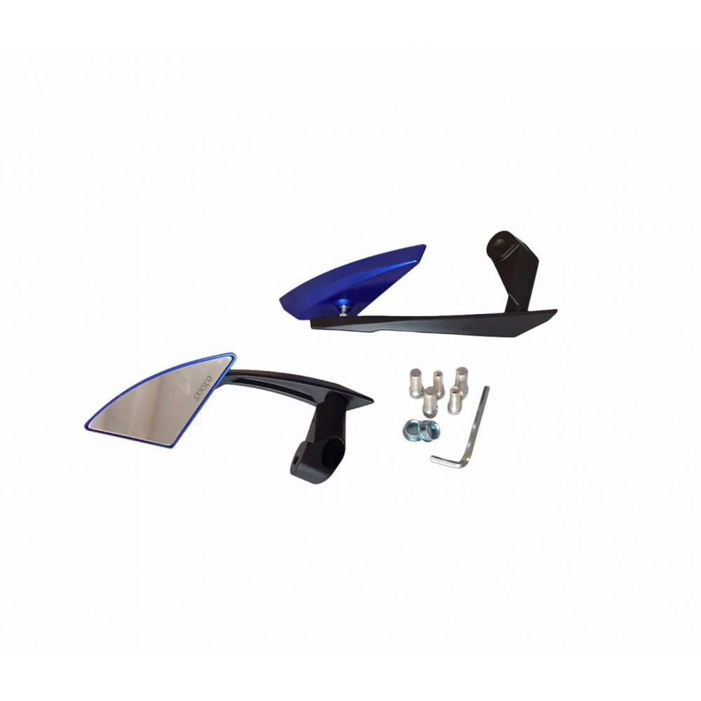 RETROVISOR MINI RACE 6230 AZUL (ESPORTIVO)