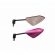 RETROVISOR ESPORTIVO SPIDER ROSA ART. P/ YAMAHA