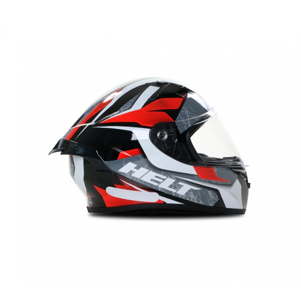 CAPACETE AERO PRETO/VERMELHO/CINZA 62