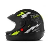 CAPACETE SUPER SPORT PRETO/AMARELO 60 788