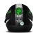 CAPACETE SUPER SPORT PRETO/VERDE 60 788