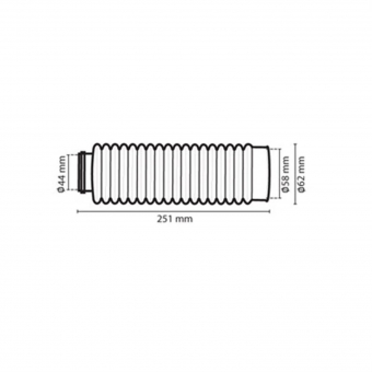 SANFONA BENGALA BROS 125/150 VERMELHO 18 DENTES