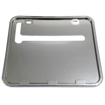 SUPORTE PLACA CROMADO
