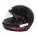 CAPACETE SKY NIMBUS PRETO FOSCO C/ A VERMELHO 62