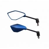 RETROVISOR ESPORTIVO NAJA AZUL ARTICULADO (PAR)