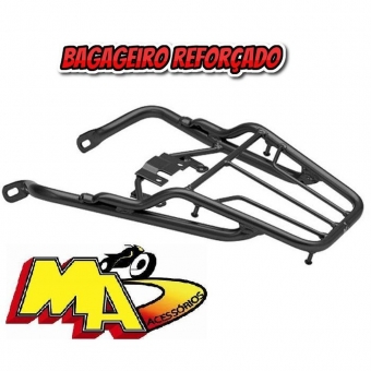 BAGAGEIRO BROS 125/150 03-08 FIXO CINZA