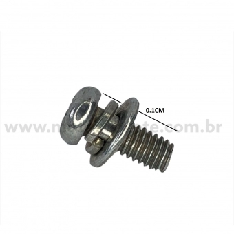PARAFUSO 04X10 COM ARRUELA FIXA VELOCIMETRO/ PAINE