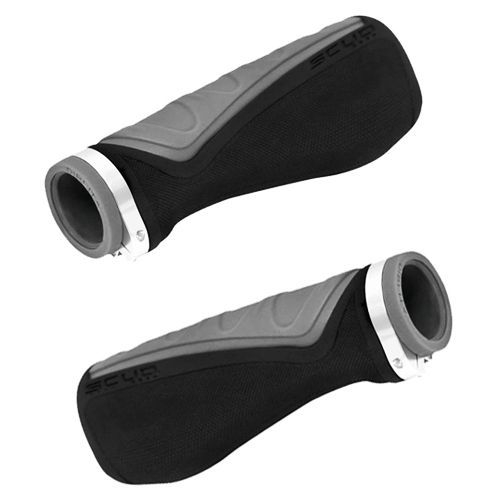 MANOPLA TITAN 125/150 ERGONOMICA PRETO/CINZA