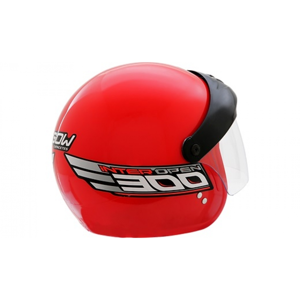 CAPACETE INTER OPEN 300 VERMELHO 58