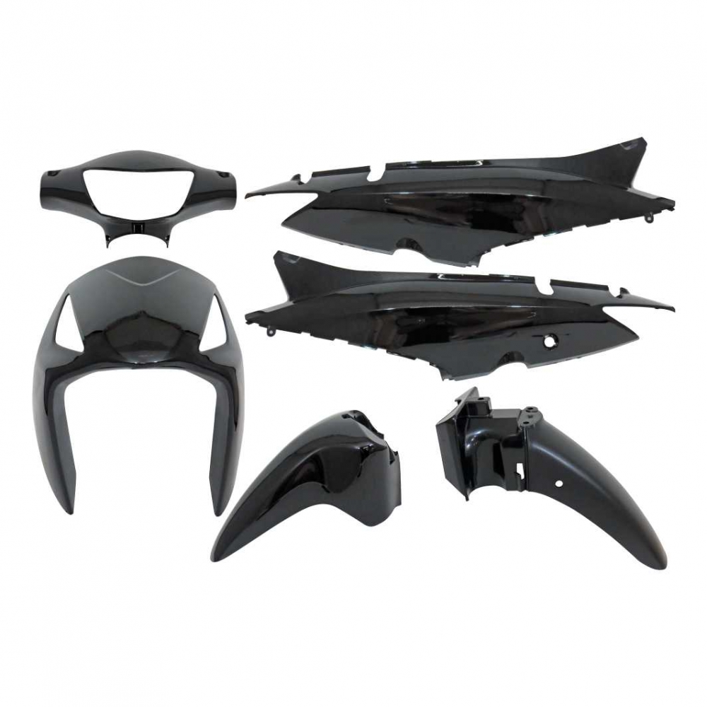 KIT CARENAGEM BIZ 125 PRETO 05-10