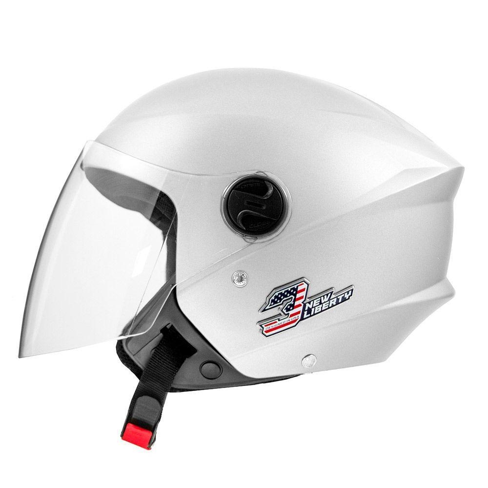 CAPACETE NEW LIBERTY 3 ELITE BRANCO PEARL WHITE 60