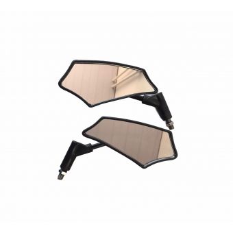 RETROVISOR GOLD BASE VERMELHA HASTE CUSTOM (PAR)