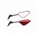 RETROVISOR ESPORTIVO CORAL VERMELHO H.C. P/ YAMAHA