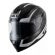 CAPACETE NEW RACE BLOCK PRETO/ BRANCO 58