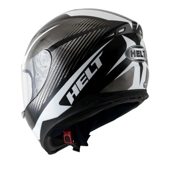 CAPACETE NEW RACE BLOCK PRETO/ BRANCO 61