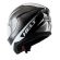 CAPACETE NEW RACE BLOCK PRETO/ BRANCO 61