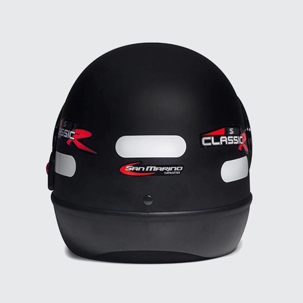 CAPACETE SAN MARINO PRETO FOSCO 60