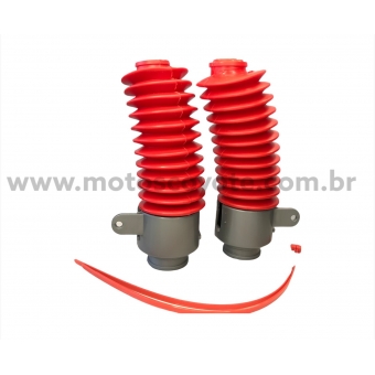 SANFONA BENGALA TITAN 150 09- VERMELHO 13 DENTES