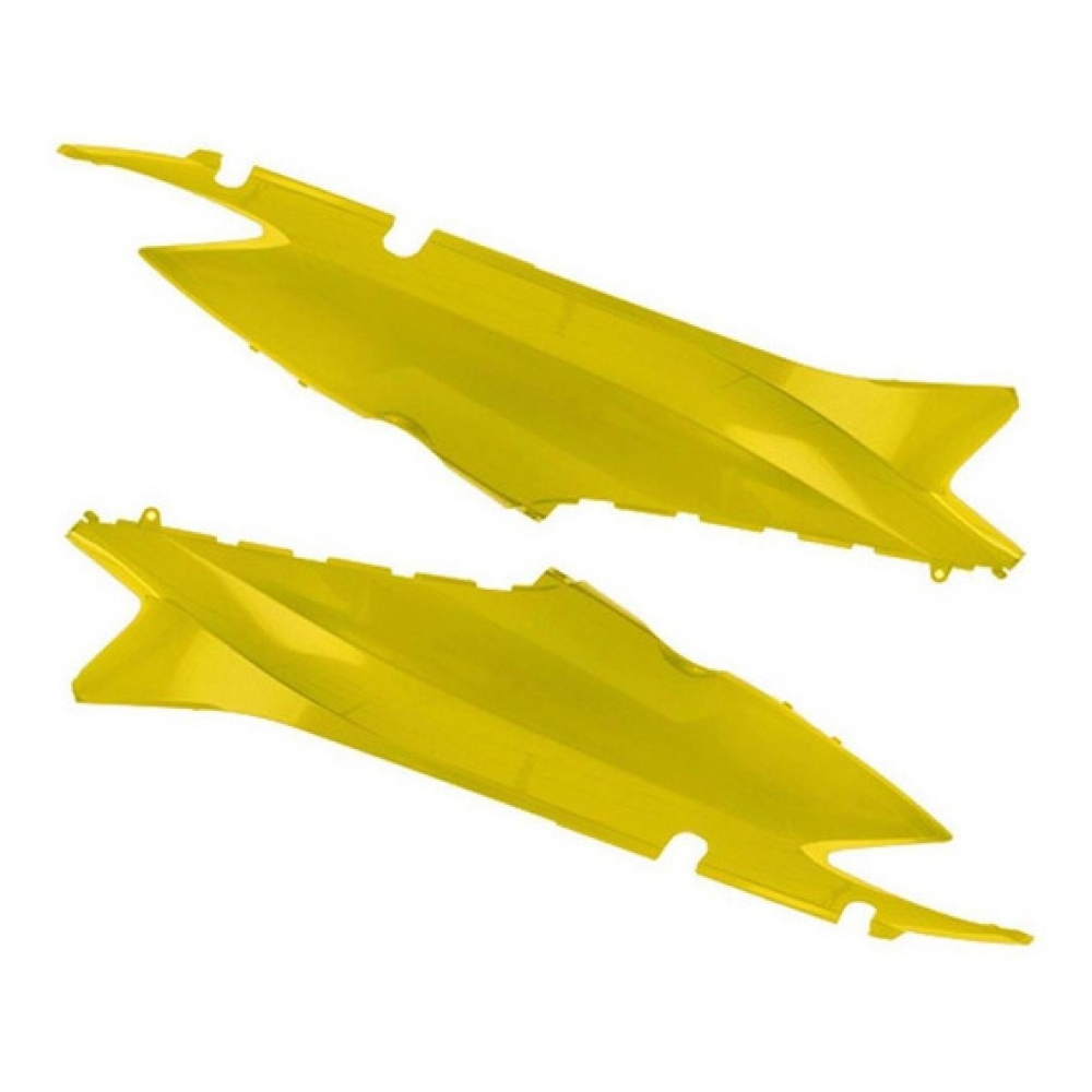 TAMPA LATERAL BIZ 125 AMARELO 08-09/ BIZ 125+ AMAR