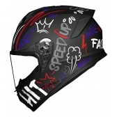 CAPACETE HIT FASTER MATTE BLACK/RED 58/M