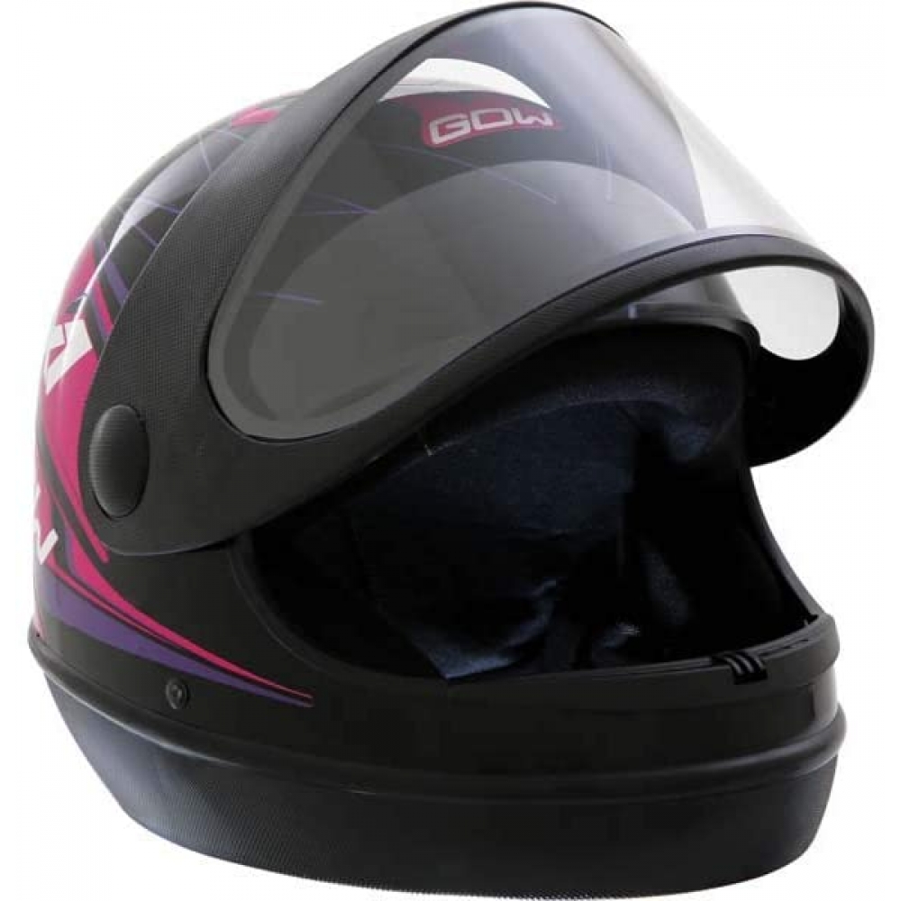 CAPACETE INTERLAGOS X1 PRETO/ ROSA 58