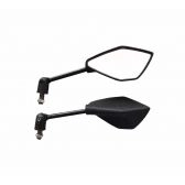 RETROVISOR ESPORTIVO CORAL PRETO ARTICULADO YAMAHA