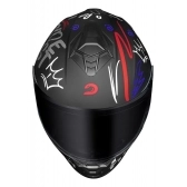 CAPACETE HIT FASTER MATTE BLACK/RED 58/M