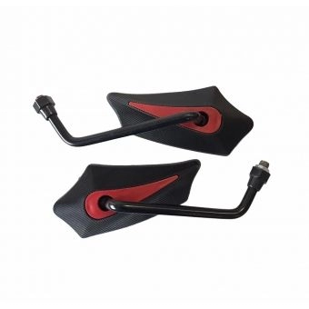 RETROVISOR GOLD BASE VERMELHA (PAR)