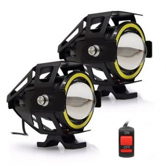 FAROL MILHA LED E5 GRANDE 2EFEITOS (LUZ PISCA ALTA