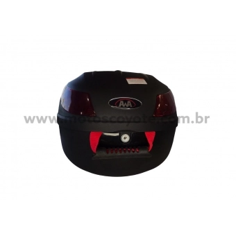 BAULETO AWA MODELO PROOS 26 LITROS PRETO BRILHANTE