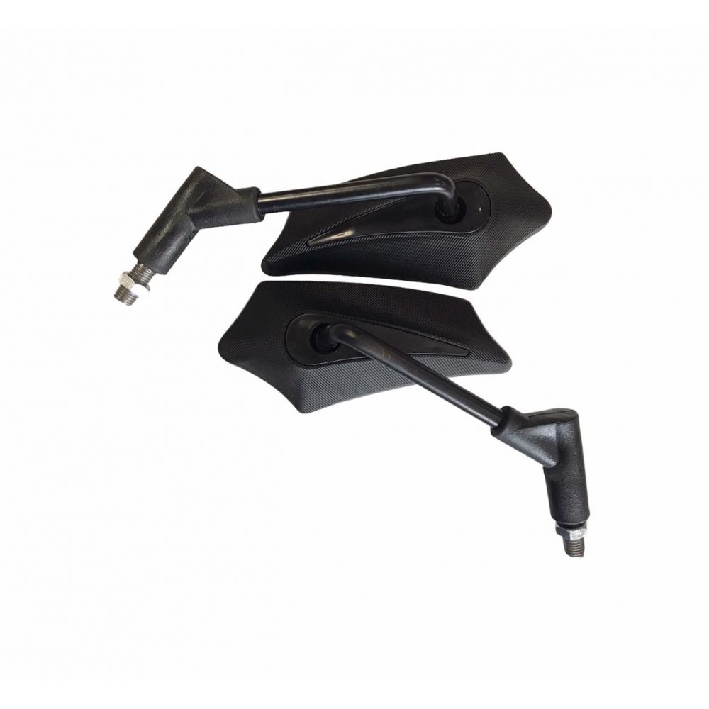 RETROVISOR GOLD BASE PRETA HASTE CUSTOM (PAR)