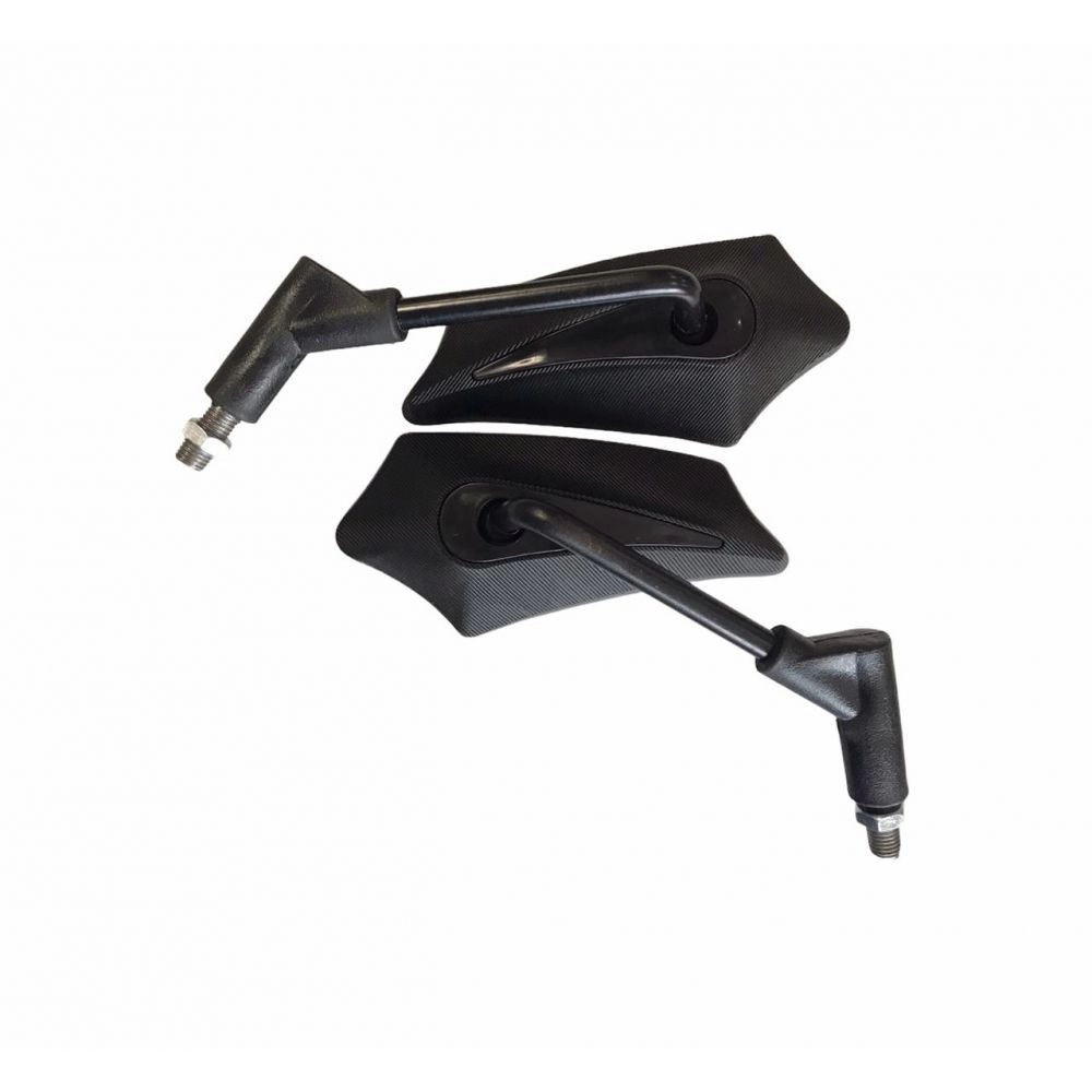 RETROVISOR GOLD BASE PRETA HASTE CUSTOM (PAR)
