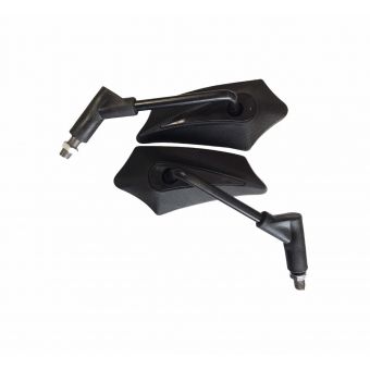 RETROVISOR GOLD BASE PRETA HASTE CUSTOM (PAR)