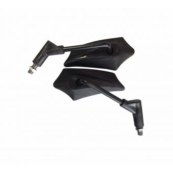 RETROVISOR GOLD BASE PRETA HASTE CUSTOM (PAR)