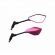 RETROVISOR ESPORTIVO NAJA ROSA HASTE CUSTOM (PAR)