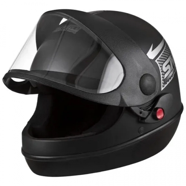 CAPACETE SM PRETO FOSCO 56