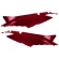 TAMPA LATERAL BIZ 125 VERMELHO 10/ BIZ 125+ VERMEL